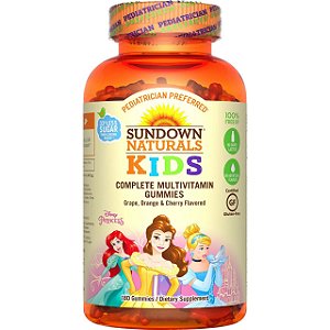 Complexo Vitamínico para Crianças Princesas - Sundown Naturals