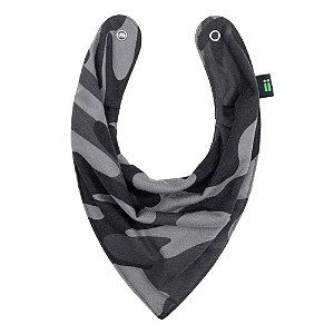 Babador Bandana Camuflado Cinza - Gumii