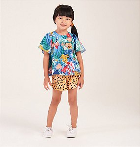 Conjunto Mc Tropical Print Blusa e Short 054 - Mon Sucré