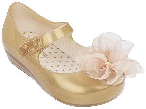 Sapatilha Mini Ultragirl Chic Bege - Melissa