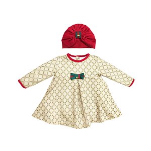 Grw Body Vestido c/ Turbante La Vitta Creme - Grow Up