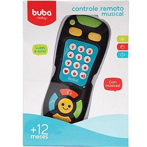 Controle Remoto Musical Preto - Buba Baby