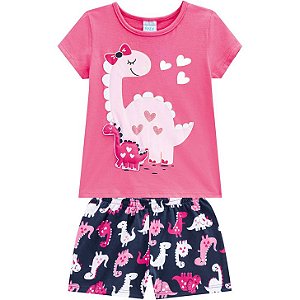 PIJAMA FEMININO ROSA SENSACAO 15 2217