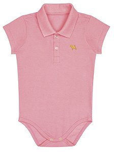 BODY POLO PIQUET - 21529 - BB ROSA