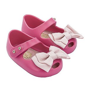 SAPATILHA MINI MELISSA SP ROSA CAMEL Tam. 15