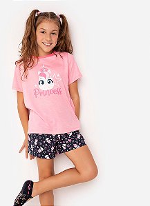 SHORT DOLL MC TEEN ECO UNICORNIO ROSA