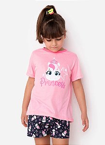 SHORT DOLL MC KIDS ECO UNICORNIO ROSA