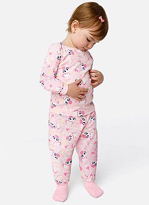 PIJAMA ML BABY SUE UNICORNIO ROSA