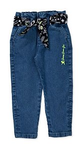 CALCA JEANS COM FAIXA - 23211 - IN