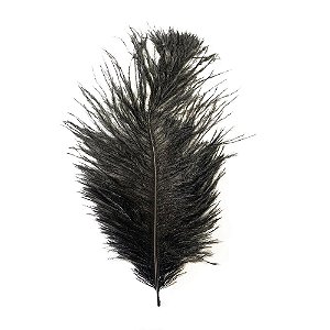 PENA PLUMA PRETA - COLEÇÃO PENAS