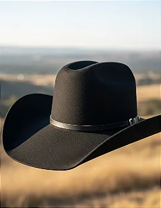 CHAPÉU COUNTRY MONTANA BANDINHA TRADICIONAL FIVELA DOURADA PREMIUM