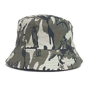 CHAPÉU BUCKET CAMUFLADO ABA CURTA