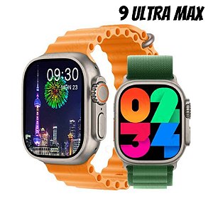 Relógio Inteligente HW 9 Ultra Max 2.2 [ Amoled, Bússola e NFC ] iOS & Android