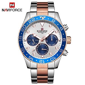 Relógio Naviforce NF9147SRG Luxo