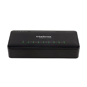 Switch 8 Portas Fast Ethernet com Proteção Anti Surto SF 800 Q+ Ultra - Intelbras