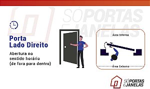 Porta Seteira Dupla Em Aço Com Grade Quadriculada Sem Vidro Req. 12 Cm - Gerotto Ouro Saldão