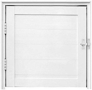 Porta Abrigo Lambril Alumínio Branco - Spj Linha Premium