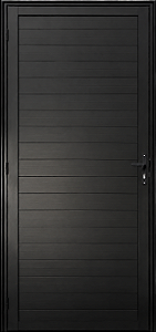 Porta Lambril Sem Vidro Alumínio Preto - Spj Premium