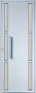 Porta Lambril Visor Duplo Vdr. Boreal Com Puxador 60 Cm Alumínio Branco - Spj Premium