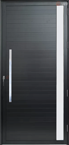 Porta Lambril 1 Visor Vdr. Boreal Com Puxador 80 Cm Alumínio Preto - Spj Premium