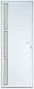 Porta Lambril 1 Visor Vdr. Boreal Alumínio Branco - Spj Premium