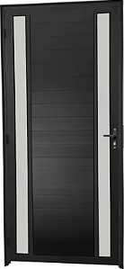 Porta Lambril Visor Duplo Vdr. Boreal Alumínio Preto - Spj Premium