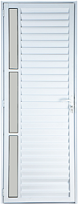 Porta Palheta 1 Visor Vdr. Boreal Alumínio Branco - Spj Linha 25