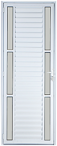 Porta Palheta Duplo Visor Vdr. Boreal Alumínio Branco - Spj Linha 25 - Últimas Peças