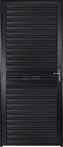 Porta Palheta Com Ventilação Alumínio Preto - Spj Linha 25