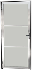 Porta Vidrão Alumínio Brilhante Vdr. Mini Boreal - Spj Linha 25