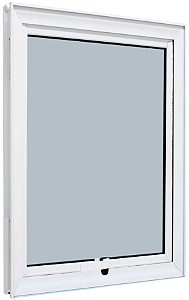 Janela Maxim-Ar 1 Seção Sem Grade Alumínio Branco Vdr. Mini Boreal Req. 4,3 Cm - 0,60 x 0,40 - Spj Linha 25 - Mega Saldão