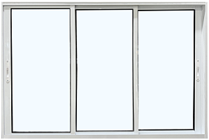 Janela De Correr 3 Folhas Móveis Sem Grade Alumínio Branco - Cmc Esquadrias Harmony