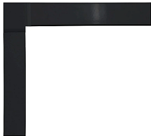 Kit Arremate em Alumínio Preto Para Janela Capelinha - Linha Decor - Spj