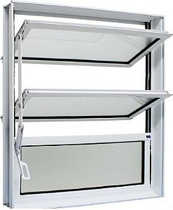 Basculante Em Alumínio Branco 1 Secão Vdr Mini Boreal - Jap Caribe Max Saldão