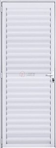Porta Palheta Com Ventilação Alumínio Branco - Spj Linha 25