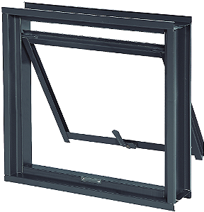 Janela Maxim-Ar Em Aço 1 Seção Sem Grade - Brasil Esquadrias - Universal