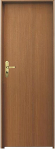 Porta Lisa Padrão Imbuia c/ Batente de 16 cm Tauari c/ Fechadura Tambor - Rick Esquadrias