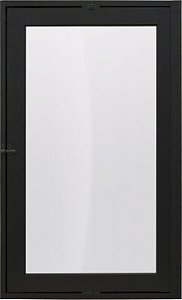 Janela Capelinha Vdr. Mini Boreal Alumínio Preto - Linha Maxx - Esal