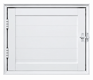 Porta Abrigo Lambril Alumínio Branco - Spj Linha Premium Saldão