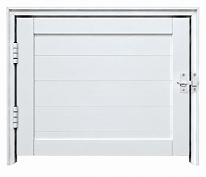 Porta Abrigo Lambril Alumínio Branco - Spj Linha Premium Saldão