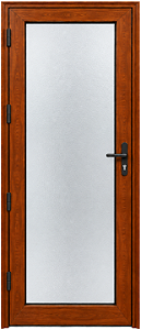 Porta América Vdr. Mini Boreal Alumínio Amadeirado - Linha Maxx - Esal
