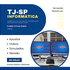 TJSP 2026 Escrevente Técnico Judiciário - curso de Informática (disponível na Hotmart)