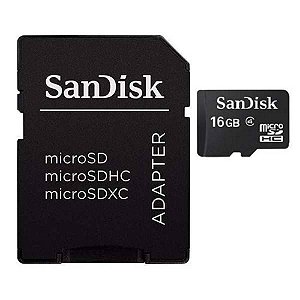 Cartão de Memória Micro SD 16GB Sandisk