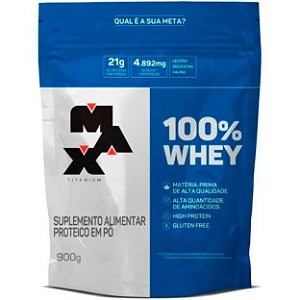 100% Whey - Pacote 900g - Max Titanium