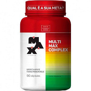 Multivitamínico Multimax Complex - 90 Cápsulas - Max Titanium