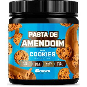 Pasta de Amendoim (Sabor Cookies) - 500g - Growth Supplements