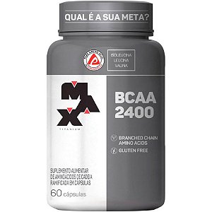 BCAA 2400 - 60 Cápsulas - Max Titanium