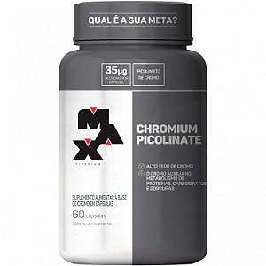 Chromium Picolinate - 60 Cápsulas - Max Titanium