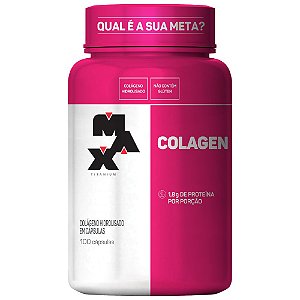 Colágeno Hidrolisado - 100 Cápsulas - Max Titanium