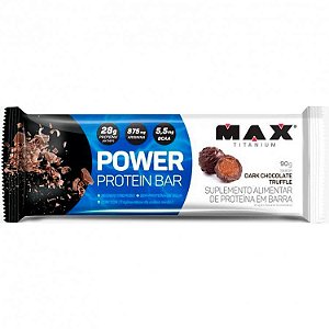 Barra de Proteína Power Protein Bar - 90g - Max Titanium